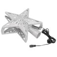 thumbnail image 3 of Décoration Décorative LED Arbre de Noël Lampe de Projection Flocon de Neige Rotatif US 120V Argent, 3 of 8