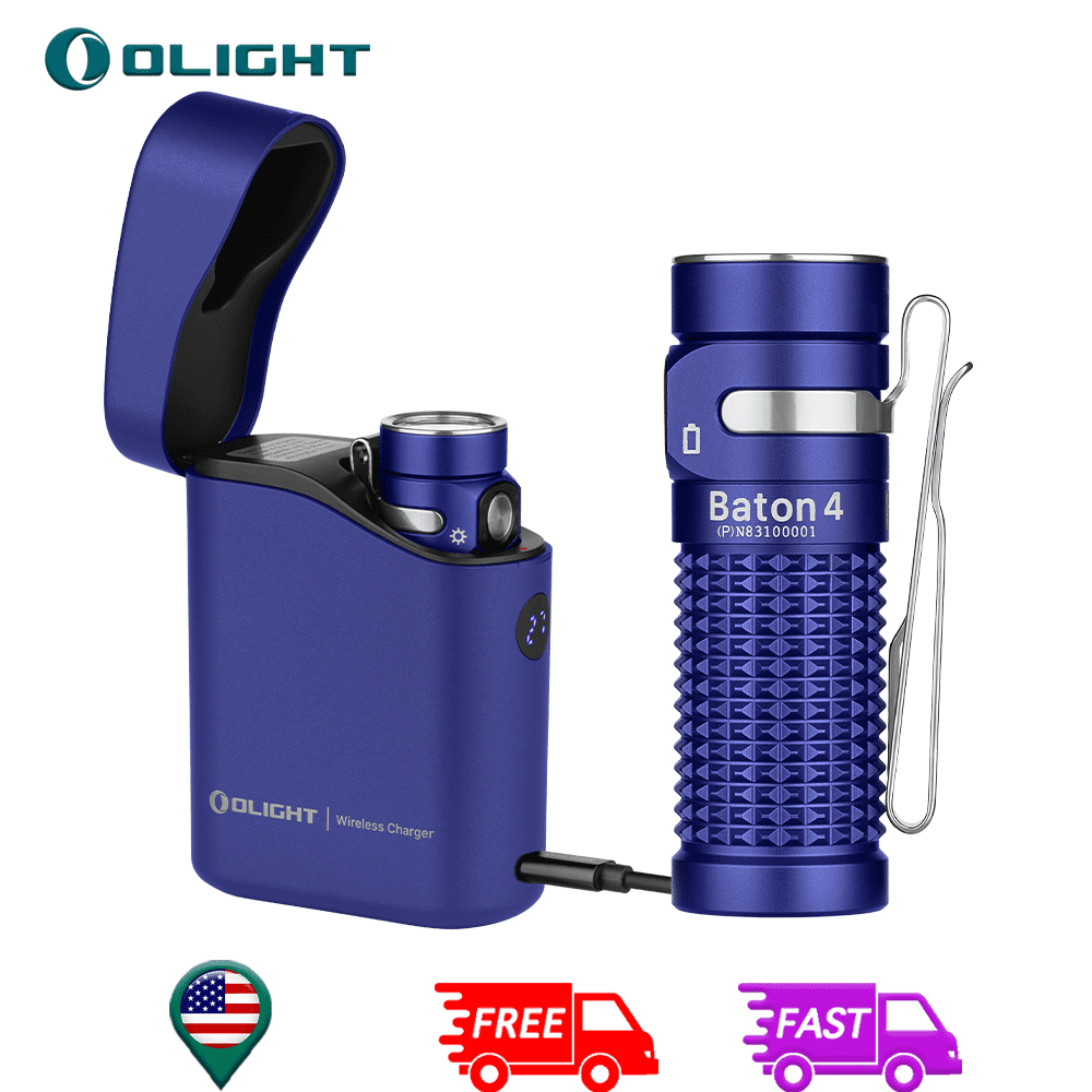 Olight Baton 3 Premium Edition Autumn Flashlight w/Portable