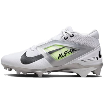 Nike Men's Alpha Menace 4 Pro Football Cleats White