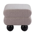 thumbnail image 3 of Ottoman Davao Gris Kessa Muebles 50 x 46 x 44 cm, 3 of 5