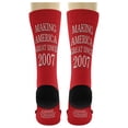 thumbnail image 5 of 18th Birthday Socks Making America Great Since 2007 Gifts Conservative Gifts 1-Pair Novelty Crew Socks, 5 of 5