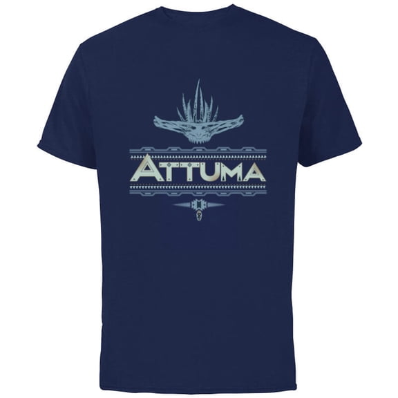 Marvel Black Panther: Wakanda Forever Attuma Atlantis Helmet - Short Sleeve Cotton T-Shirt for Adults - Customized-Navy