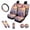 Running White Horse, variant on Uorisanigo 10 Pack Sunset Palm Tree Automobile Seat Cover Sets Car Seat Belt Cover Cars Water Cup Coaster Auto Steering Wheel Cover Chapstick Holder Elastic Soft Auto Interior Fit Car SUV