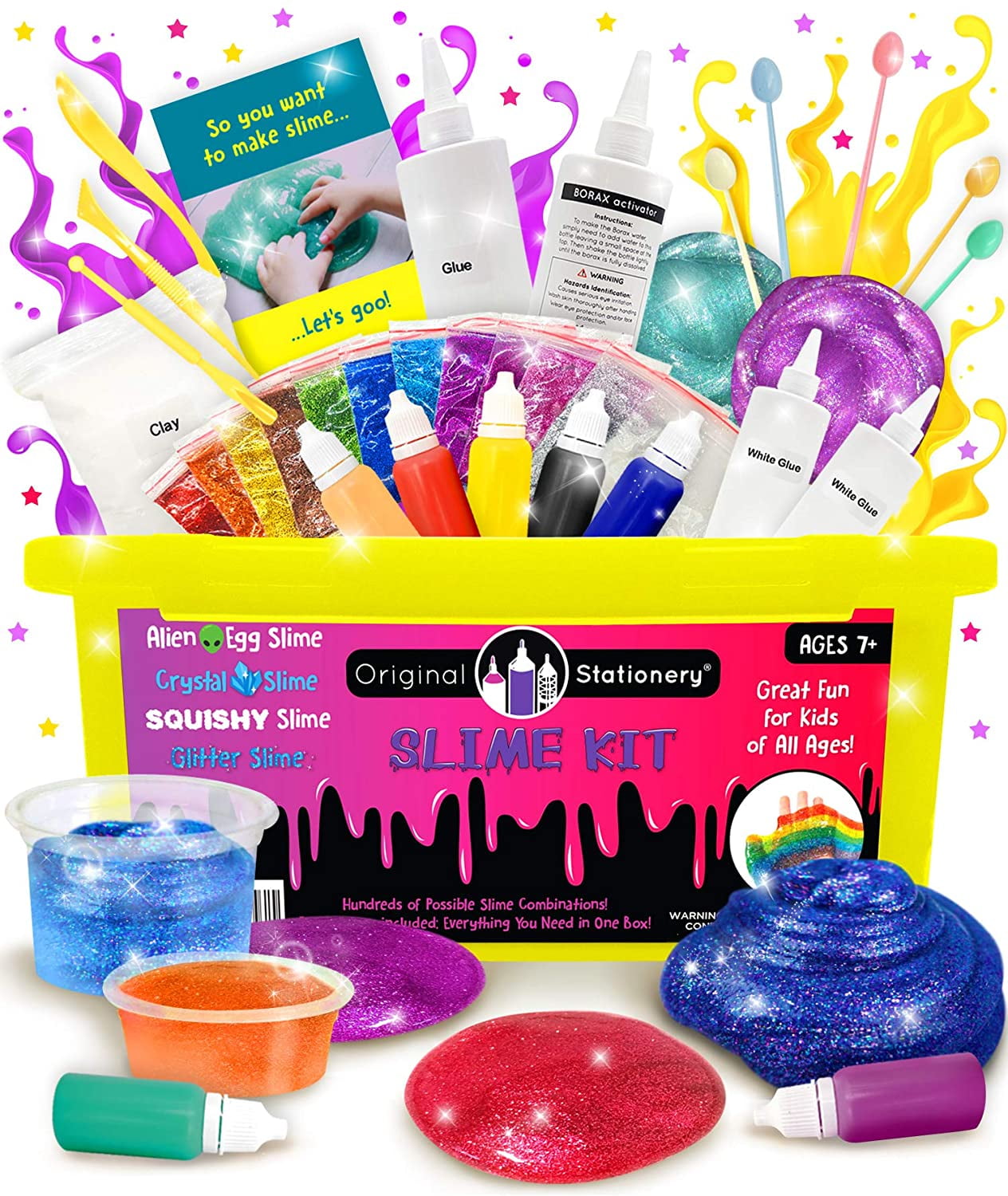 DIY Slime Kit For Girls Boys Ultimate Slime Making Kit With Add Ins