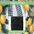 thumbnail image 4 of Outdoor TV Cover 36 to 39 Inches, Farmhouse Style Lemon Garland Bow Wood Grain Waterproof and Weatherproof TV Cover with Remote Control Pocket, Flat Screen TV Cover Protector for Outside TV, 4 of 6