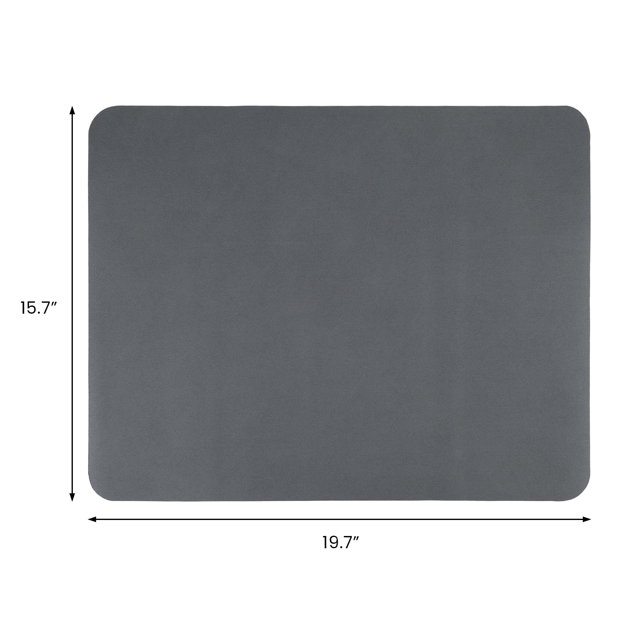 Unique Bargains Diatomaceous Stone Dish Countertop Drying Mat Navy Blue 19.7*15.7 inch