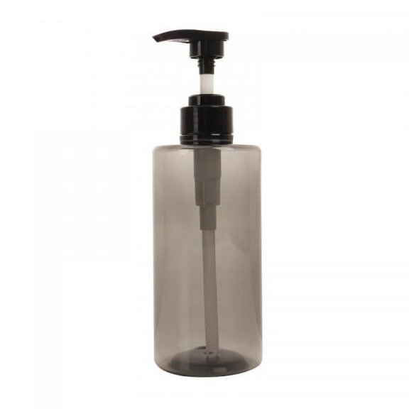 Shampoo Bottles with Pump, 10oz Empty Refillable Shower Bottle, 300ml Plastic Reusable Squeeze Lotion Dispenser for Shampoo and Conditioner Body Wash Liquid Soap Gel Bathroom Hotel Gray 300ml