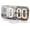 White, variant on Digital Clock Large Displaycreative Usb Charging Mirror Electronic Digital Alarm Clock Led Display Electronic Clock 6.5 Inch Large Screen Home and Office Electronic Alarm Clock