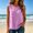 Purple, variant on Gamivast Sleeveless Tank Tops for Women Crewneck Shirts with Chest Pockets Casual Loose Fit Summer Blouses Basic Solid Color Tunic Tees for Daily Office Business Wear Navy L
