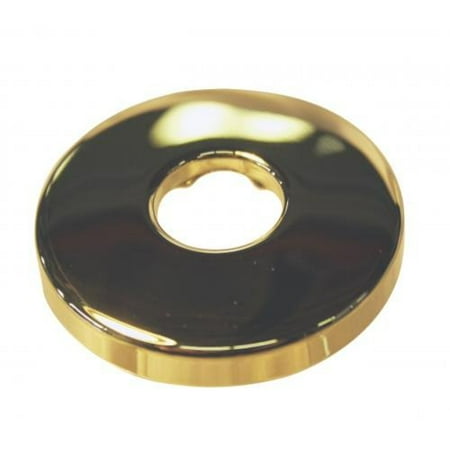Pvd Polished Brass Base Westbrass D304-01 .5 in. IPS Brass Sure Grip Shower Arm Flange - Pvd Polished Brass ()