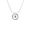thumbnail image 2 of Delight Jewelry Silvertone Mini Starfish Two Sided Live Ring Charm Necklace, 18", 2 of 4