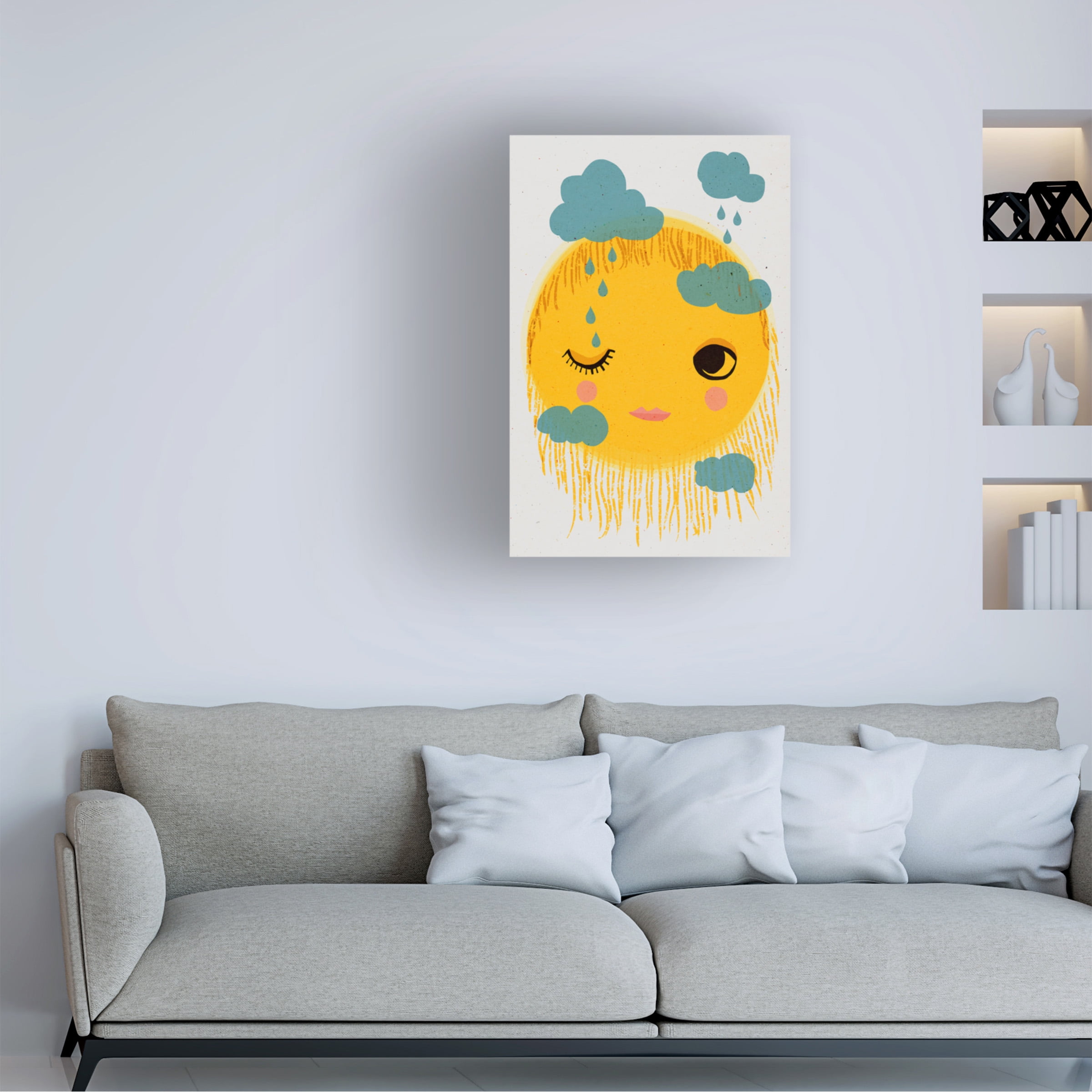 Treechild 'Sun And Rain' Canvas Art