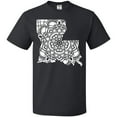 thumbnail image 3 of Inktastic Louisiana Silhouette Mandala T-Shirt, 3 of 5