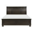 thumbnail image 7 of Casual Transitional Design Eastern King Platform Bed Nightstands 3pc Brown Bedroom Set Wooden Bedroom Furniture, 7 of 7