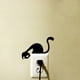thumbnail image 4 of Bewildely Lindo gato interruptor de luz pegatinas dibujos animados Animal PVC calcomanías hogar dormitorio niños habitación arte pared Decoración del hogar negro, 4 of 6