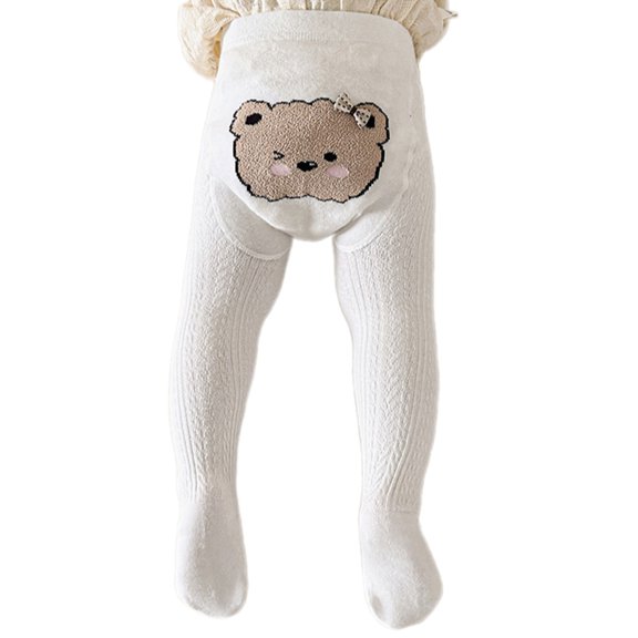 Osdhezcn Soft and Breathable Girls Leggings Comfortable Kids Long Tights Spring Autumn Baby PantyHose for Indoor Outdoor
