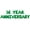 Green, variant on Letter Balloons - 16 YEAR ANNIVERSARY 16" Inch Alphabet Letters Foil Mylar Balloon 16th Anniversary Party Banner (Gold)