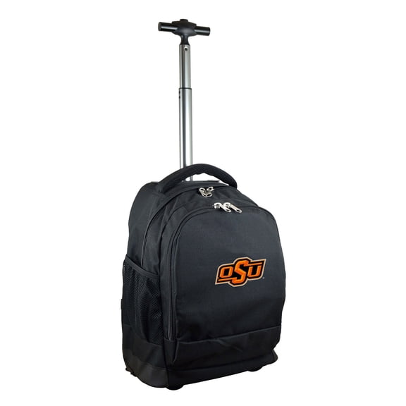 Black Oklahoma State Cowboys 19'' Premium Wheeled Backpack