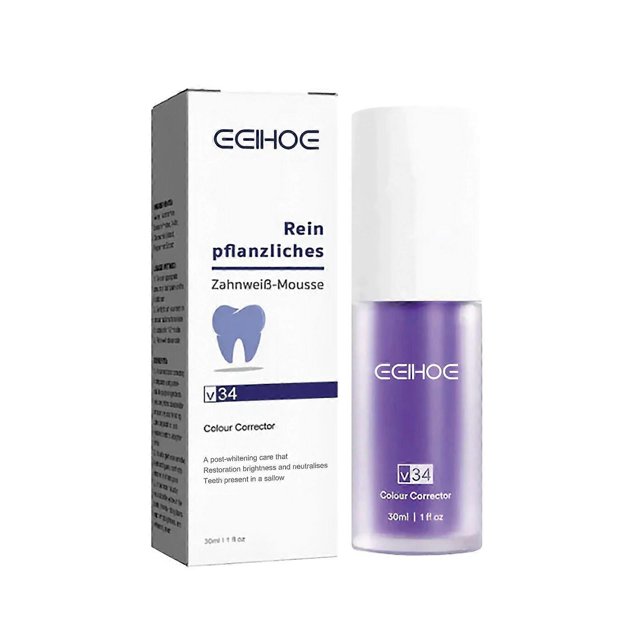 V34 Teeth Whitening Toothpaste Cleans Teeth Stains, Protects Gums, Whitens Teeth, Oral Car