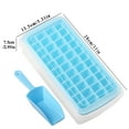 SDJMa Ice Cube Tray for Freezer with Lid and Bin Ice Cube Mold Trays