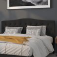 thumbnail image 1 of Cambridge Tufted Upholstered King Size Headboard in Black Fabric, 1 of 9