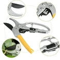 thumbnail image 5 of EXLEAF 2026 New Professional Ratchet Garden Pruning Shears Classic Manual Garden Shears Branch Cutter Easy Flower Plant Pruning Shears, 5 of 6