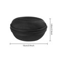thumbnail image 2 of Pack of 2 Zipper Travel Watch Cases Single Watch Storage Boxes for Wristwatches and Smart Watches up to 50mm (Black), 2 of 7