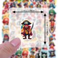 thumbnail image 6 of 35pcs-50pcs Cartoon Pirate Stickers Skull Stickers Funny Stickers Animal Stickers for Notebook Suitcase Guitar, 6 of 9