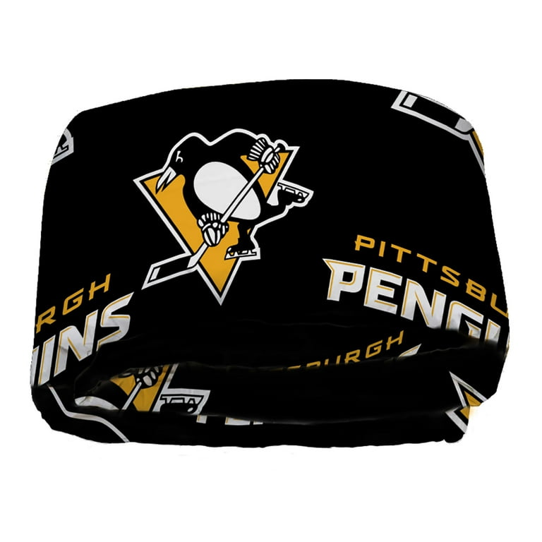 NHL Pittsburgh Penguins Bed In Bag Set, 100% polyester, Twin Size