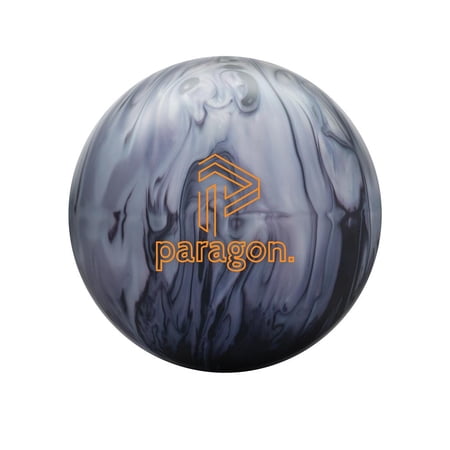 Track PRE-DRILLED Paragon Shadow Bowling Ball - Black/Ice/Smoke (This item includes a free Bowlerstore Rubber Shammy- Colors will vary for the shammy) 13lbs
