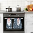 thumbnail image 4 of Yayeee 100% Cotton Hand Towels for Bathroom 16" x 28" Soft Absorbent Kitchen Towel, Christmas Santa, 4 of 7
