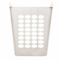 thumbnail image 4 of Mainstays Flexible Plastic Square Laundry Hamper, 3 Pack, White, 4 of 7