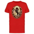 thumbnail image 1 of Smartprints Mens Graphic Tee - Wild Horse Western Doodle - Regular Fit 100% Cotton, 1 of 2
