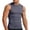 01 Dark Gray, variant on Men's Summer Stretch Quick Dry Sports Vest Round Neck Breathable Ventilated Tank Top For Fitness Running Training And Workout Gym Wear