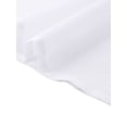 thumbnail image 5 of Agnes Orinda Women's Plus Size Chiffon Tops Petal 3/4 Sleeve Crew Neck Flowy Summer Casual Blouses 4X White, 5 of 6