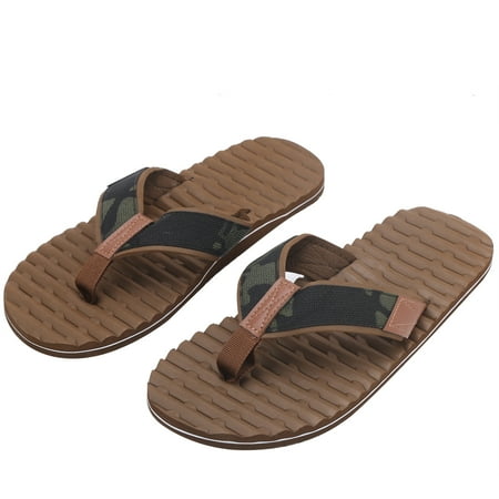 

Flip-flops Anti-slip Summer Lightweight FlipFlops MultiLayer Slippers EVA FlipFlops Mud Color Bottom(43