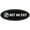 Black, variant on Signs ByLITA Oval Not an Exit (Stick Man) Sign - Laser-Engraved Lettering | Durable ABS Plastic | Vibrant Colors | Powerful Foam Tape (White) - Medium