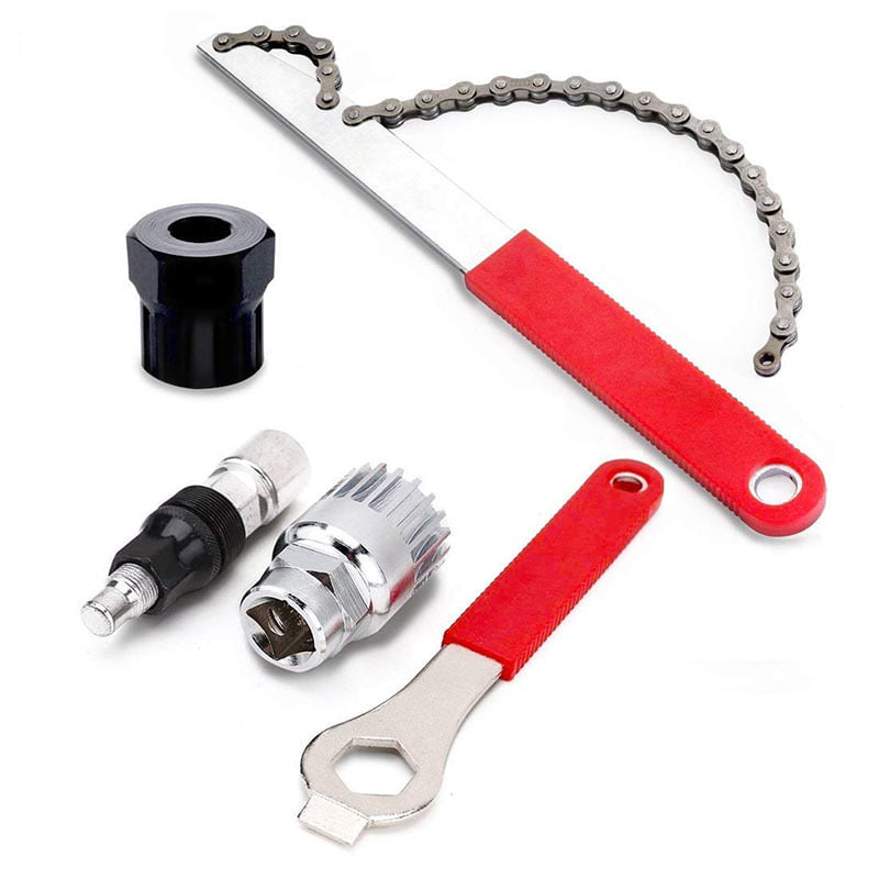 Details about   Bicycle Crank Wheel Extractor Removal Tool Cassette Chain Whip Repair Tool Set 
