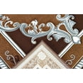 thumbnail image 6 of Glamour Thick Plush Oriental Area Rug Traditional Carpet Floral Medallion Design-206 (2'6"x3'9",Espresso), 6 of 31