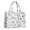 Black Mushroom Line, variant on Large Capacity Tote Bag,Green Mushroom Frog Green Pattern Handbag Fashion Luxury Tote Bag,15.7"x13"x 5.1" Inches,Laptop Compatible