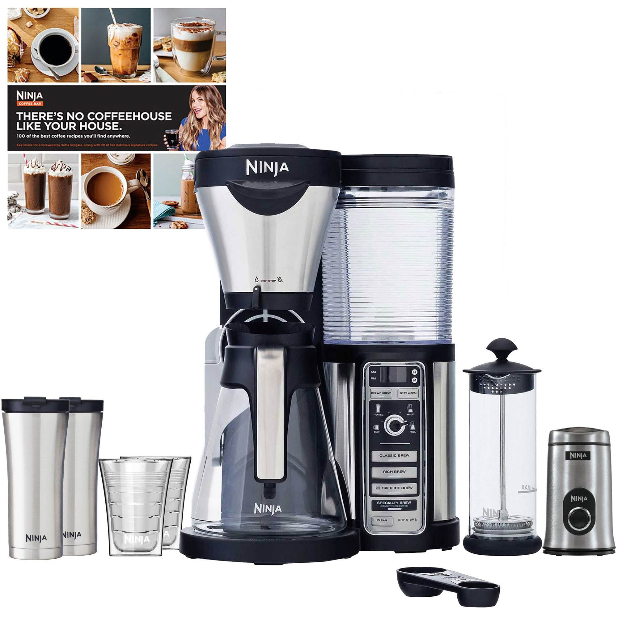 Ninja Coffee Bar, Carafe, Frother, Grinder, Cups & Mugs (Certified  Refurbished) – Walmart Inventory Checker – BrickSeek