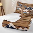 thumbnail image 4 of Erosebridal Rustic Adventure Twin Quilt Set,Mountain Arrow Wood Twin Coverlet Set For Boys,2pcs, 4 of 7