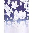 thumbnail image 4 of Camiseta con Estampado de Flores y Curvo en Talla Extra Rosegal Camisetas tallas grandes, 4 of 5