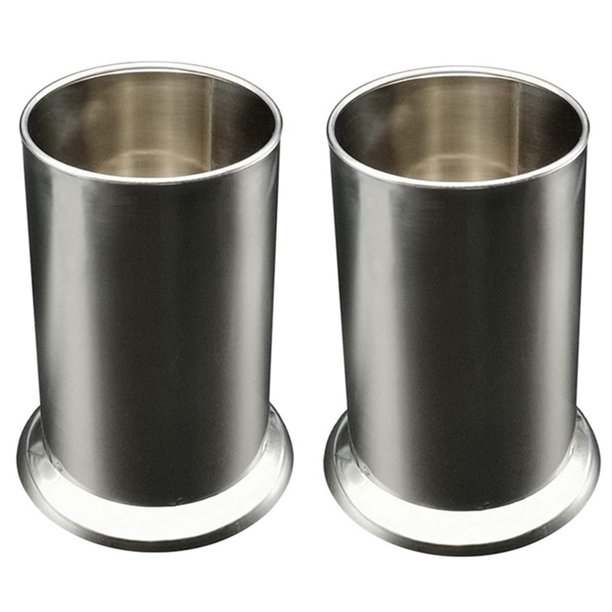 ZALAGA 2X Stainless Steel Straw Holder, CounterTop Straw Dispenser