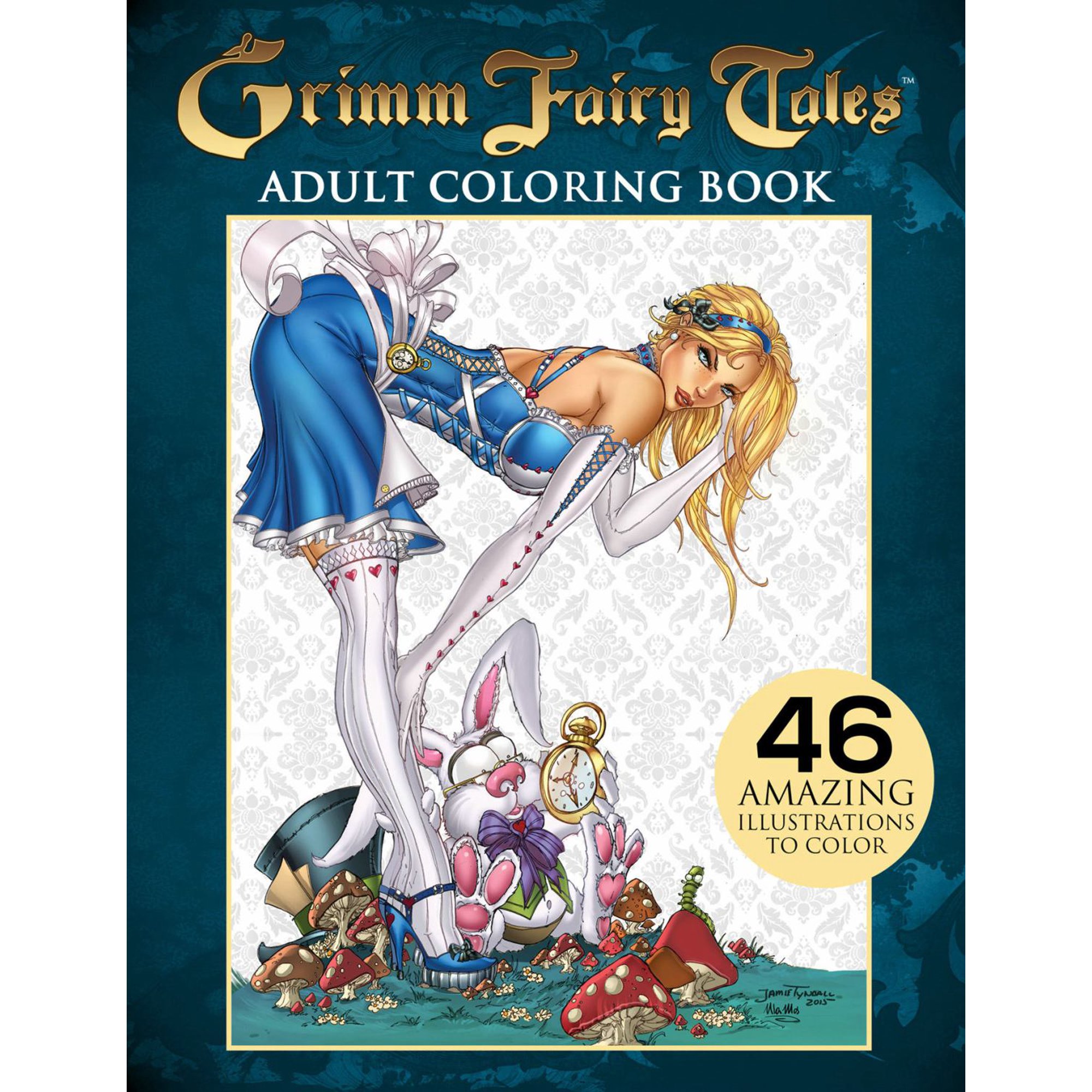 Grimm Fairy Tales Adult Coloring Book