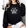 thumbnail image 5 of Life is Better with a Dog or Two or Three Sweatshirt for Women Funny Dog Mom Sweater Black Sweatshirt Adult X-Large, 5 of 7