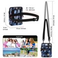 thumbnail image 3 of HAWEE Multifunction Phone Bag One Shoulder Phone Waist Bag Diagonal Cross Bag Smart Phone Case Outdoor Bag Triple Zip Hipster, 3 of 6