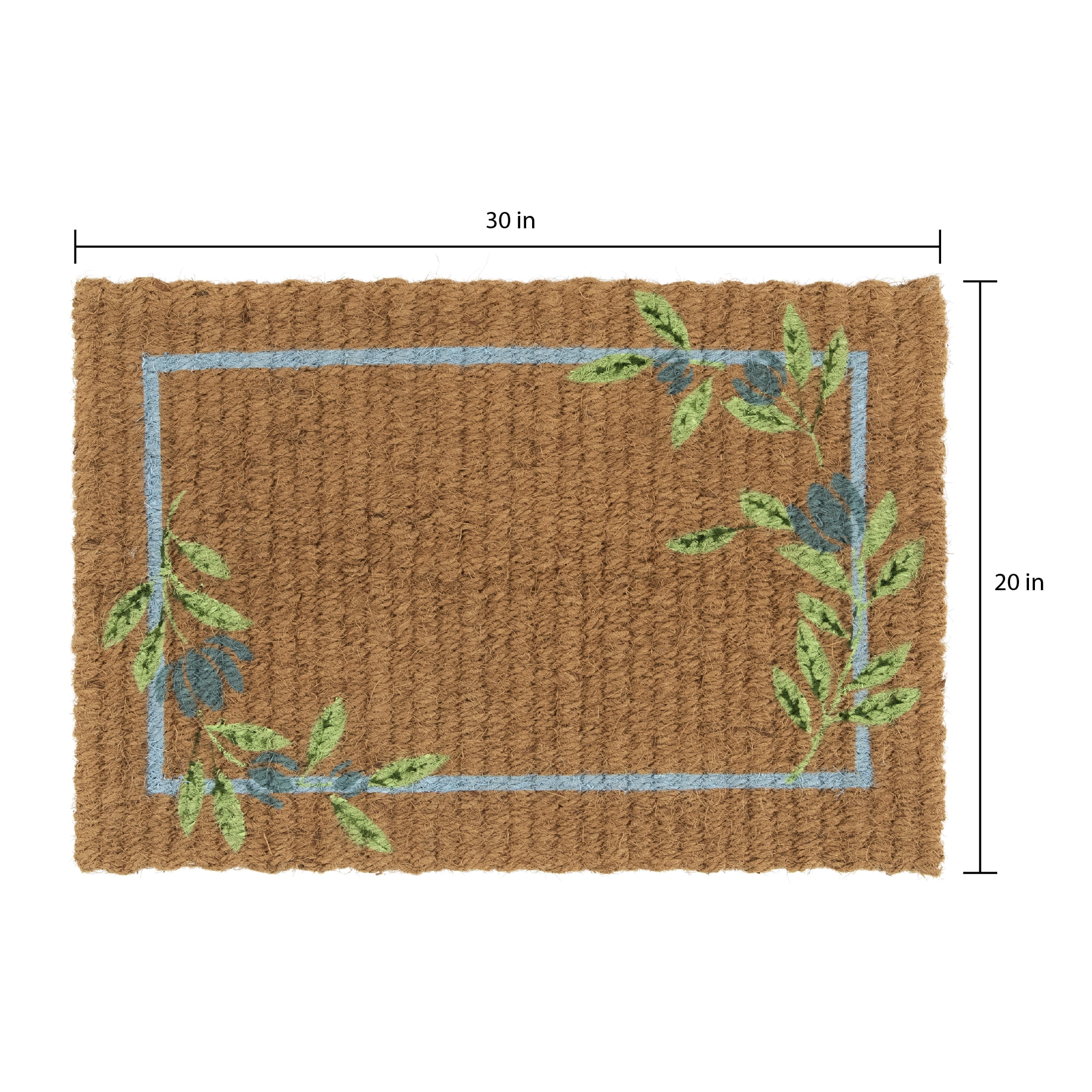 Better Homes & Gardens Soleil Floral Woven Coir Outdoor Doormat, 20"x30"
