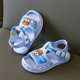 thumbnail image 2 of Gubotare Toddler Sandals Baby Boys Girls Summer Sandals Anti Slip Soft Sole Beach Shoes Toddler First Walker Crib Shoes Size 9 (Sky Blue,Toddler 9), 2 of 5