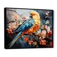 thumbnail image 2 of Designart "Dreamy Minimalist Birds Of Paradise" Birds Of Paradise Floater Framed Canvas Prints, 2 of 5